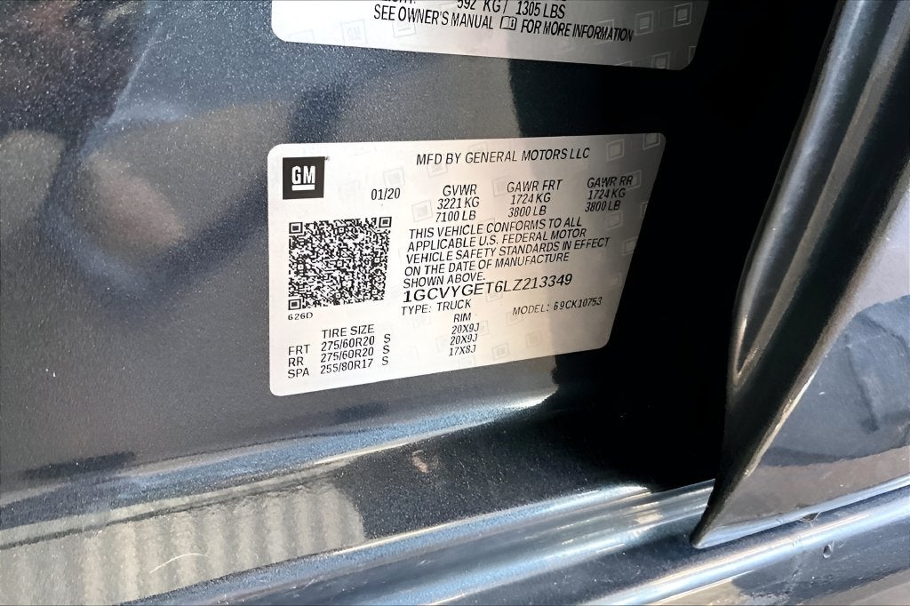 2020 Chevrolet Silverado 1500 LTZ Double Cab 4x4