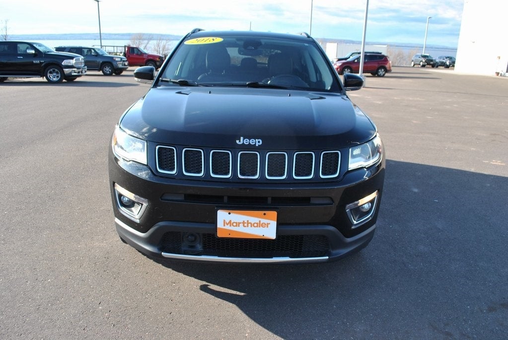 Used 2018 Jeep Compass Limited with VIN 3C4NJDCB6JT340779 for sale in Ashland, WI