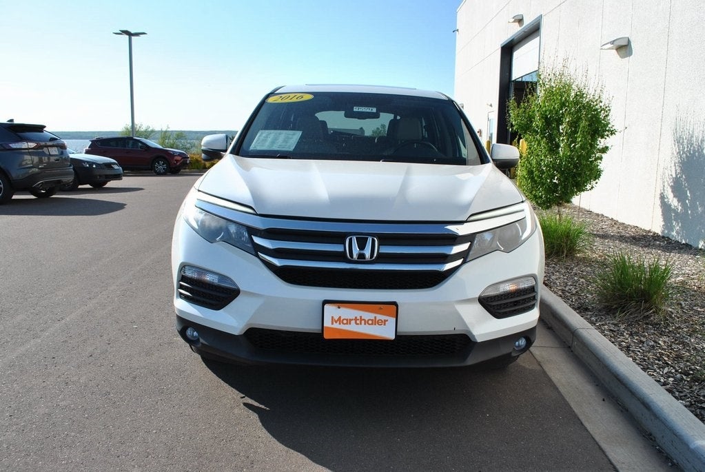Used 2016 Honda Pilot EX-L with VIN 5FNYF6H58GB121858 for sale in Ashland, WI